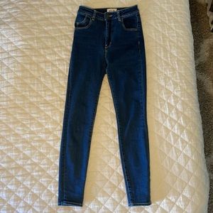 ROLLA’S Eastcoast Ankle High Rise Skinny Jeans 27 (25”)
